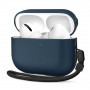 Tech-Protect NaturalFit odinis Apple AirPods Pro 3 įkrovimo dėklo apvalkalas, Navy Blue