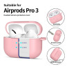 Tech-Protect Silicone Hook silikoninis dėklas Apple AirPods Pro 3, rožinis