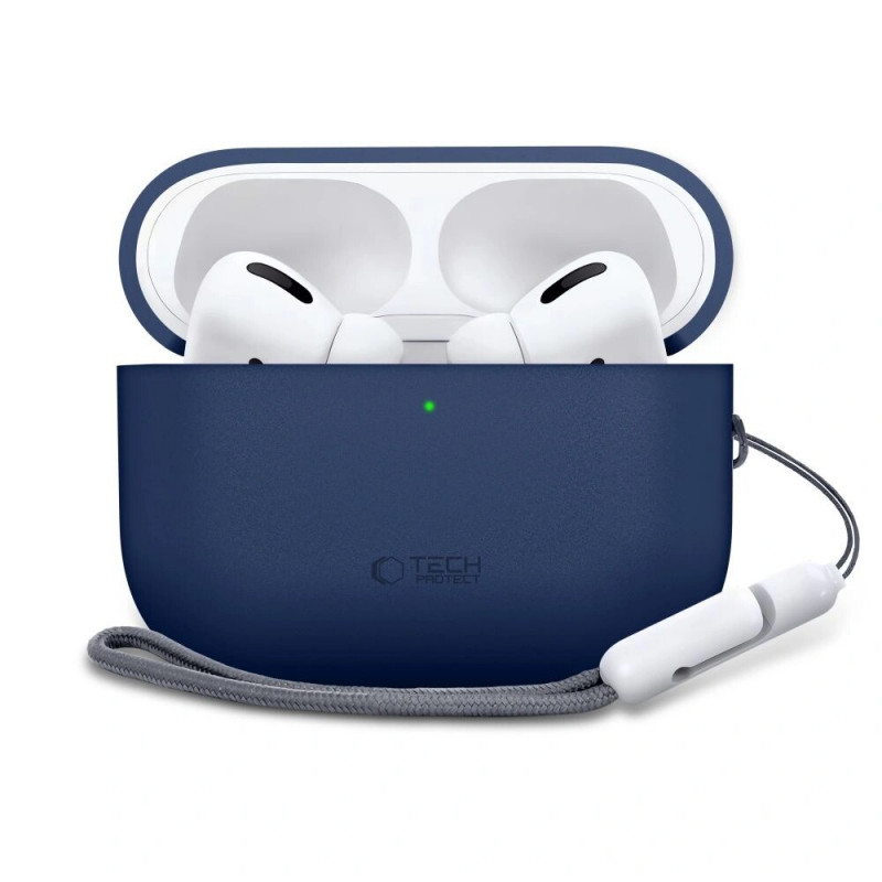 Tech-Protect Silicone dėklas Apple AirPods Pro 3 Navy Blue (Tech-Protect)