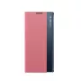 Hurtel New Sleep Case dėklas su atlenkiamu viršeliu ir stovu, skirtas Samsung Galaxy S25 Ultra, rausvas