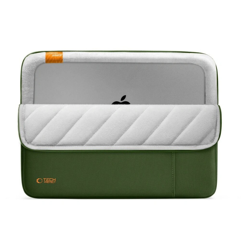 Tech-Protect Defender nešiojamojo kompiuterio dėklas 13-14 col. army green