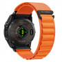 Tech-Protect Nylon Pro THP6032 laikrodžio dirželis, skirtas Garmin Fenix 5X / 5X Plus / 6X / 6X Pro / 7X / 8 / 8 Pro / 9 / 9 Pro (47 mm), oranžinis