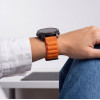 Tech-Protect Nylon Pro THP6032 laikrodžio dirželis, skirtas Garmin Fenix 5X / 5X Plus / 6X / 6X Pro / 7X / 8 / 8 Pro / 9 / 9 Pro (47 mm), oranžinis