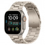 Tech-Protect Stainless nerūdijančio plieno apyrankė Apple Watch 8 / 9 / 10 / 11 / 12 / SE / Ultra (44 / 45 / 46 / 49 mm), Starlight