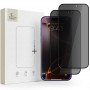Tech-Protect Glass SPY+ privatumo grūdintas stiklas, skirta Apple iPhone 18 Pro (2 vnt.)