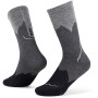 Buff Merino Lightweight Crew LWC3 juodos spalvos kojinės, L