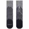 Buff Merino Lightweight Crew LWC3 juodos spalvos kojinės, L