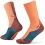 Buff Merino Lightweight Crew LWC4 kojinės, Flamingo, L