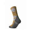 Buff Merino Lightweight Crew LWC2 kojinės, Umber Khaki, L