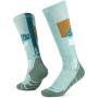 Buff Merino HW Over The Calf Socks HWO1 Sea Green L kojinės