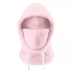 Qunature Arctic Velvet slidinėjimo balaklava, dydis M, rožinė