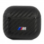 BMW BMA3WMPUCA PU Carbon M Collection Apple AirPods 3 įkrovimo dėklo dangtelis, juodas