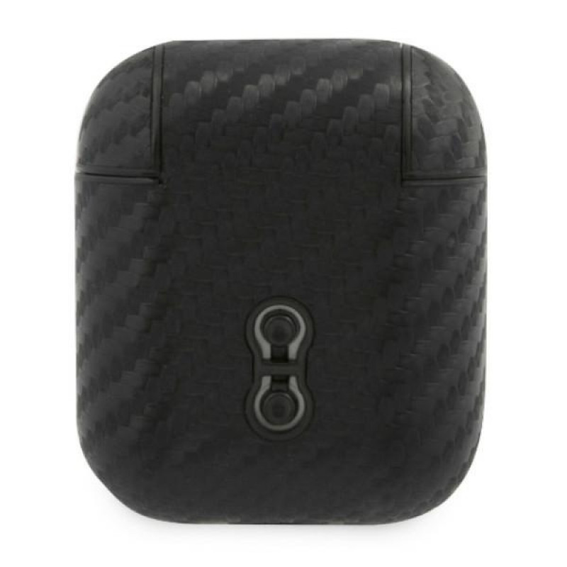 BMW BMA2WMPUCA PU Carbon M Collection Apple AirPods 1/2 dėklas, juodas