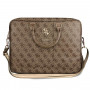 Guess GUCB15G4GFBR 4G Uptown nešiojamojo kompiuterio krepšys, 15 colių, rudas