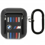 BMW BMA222SWTK Multiple Colored Lines dangtelis Apple AirPods 1/2, juodas