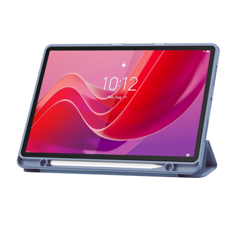 Tech-Protect SmartCase Pen dėklas su stiliumi skirtas Lenovo Tab M11 TB-330, levandų spalvos