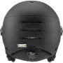 UVEX Wanted Visor slidinėjimo šalmas, 58-61 cm (L), juodas