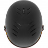 UVEX Wanted Visor slidinėjimo šalmas, 58-61 cm (L), juodas