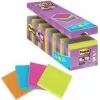 3M Post-it Super Sticky Notes 654SE24P lipnūs lapeliai, 76 x 76 mm, 90 lapų, 4 spalvos (ekonomiškas paketas)