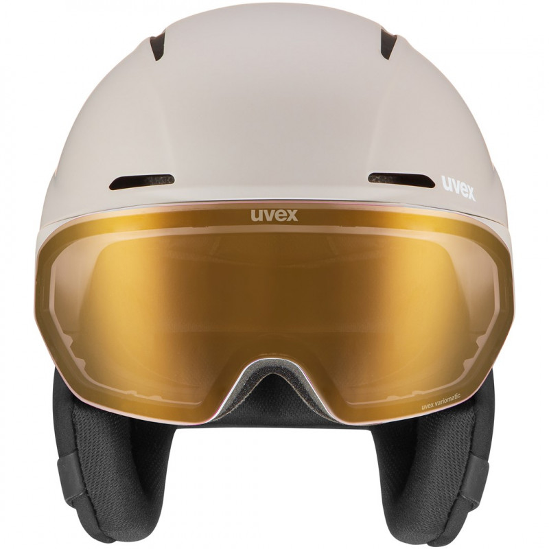 UVEX Horizon V MAG MIPS slidinėjimo šalmas, baltas matinis