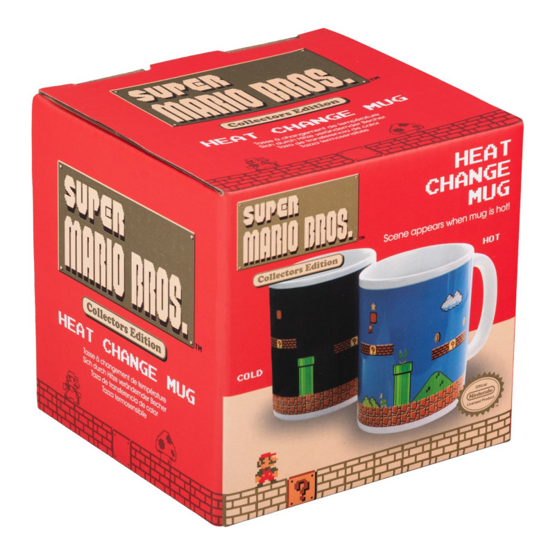 Paladone PP2927NN Super Mario Bros. puodelis, kuriame keičiasi spalva, įvairiaspalvis