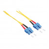LogiLink OS2 SC/SC Duplex šviesolaidinis komutacinis kabelis 9/125 µm, 5 m, be halogenų, geltonas