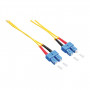 LogiLink OS2 SC/SC Duplex šviesolaidinis komutacinis kabelis 9/125 µm, 5 m, be halogenų, geltonas