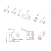 LogiLink FA02LC8 šviesolaidinė jungtis LC Duplex, 12 vnt., su flanšu, violetinė