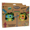 P.m.i. Kids World Fuggler S2 Swap & Style figūrėlių rinkinys, 2 vnt. (Leonardo ir Michelangelo), FG6215B