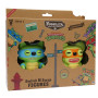 P.m.i. Kids World Fuggler S2 Swap & Style figūrėlių rinkinys, 2 vnt. (Leonardo ir Michelangelo), FG6215B