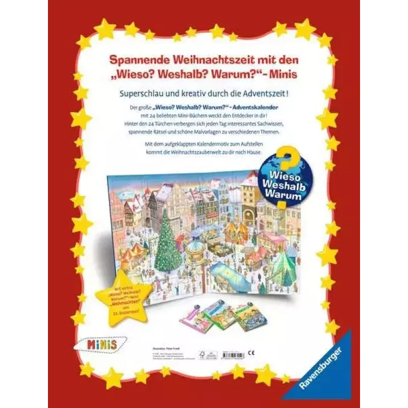 Ravensburger Wieso? Weshalb? Warum? Mein Adventskalender (46454) mokomasis žaislas