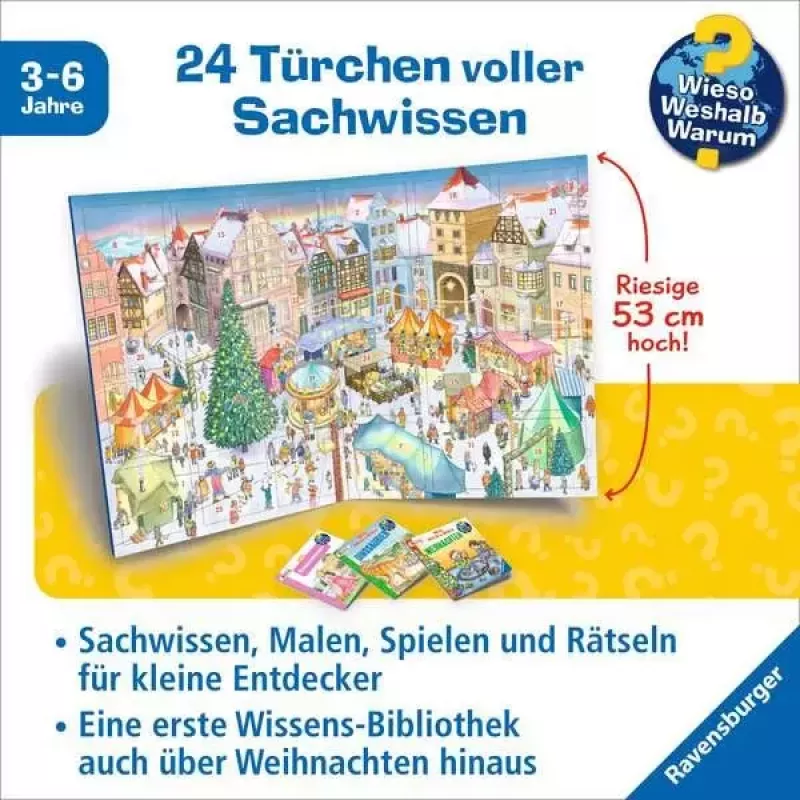 Ravensburger Wieso? Weshalb? Warum? Mein Adventskalender (46454) mokomasis žaislas