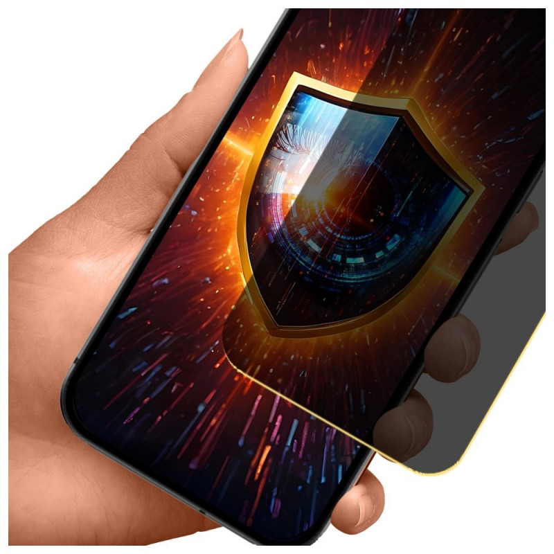 3MK Silky Matt Privacy matinis privatumo ekrano apsauginis filtras skirtas Google Pixel 9A, juodas
