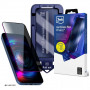 3MK HardGlass Max Privacy grūdintas stiklas su aplikatoriumi, skirtas Google Pixel 10A, juodas