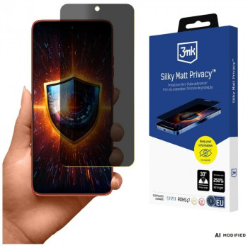 3MK Silky Matt Privacy matinė privatumo ekrano plėvelė Motorola Edge 50 Neo