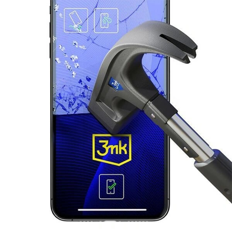 3mk FlexibleGlass v2.0 hibridinio stiklo ekrano apsauga, skirta Apple iPhone 16 Pro Max