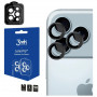 3MK Lens Protection Pro fotoaparato objektyvo apsauginis stiklas, skirta Apple iPhone 17 Pro / 17 Pro Max, juodas