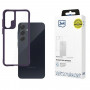 3MK Satin Armor Case+ dėklas, skirtas Samsung Galaxy A55 5G, purpurinės spalvos