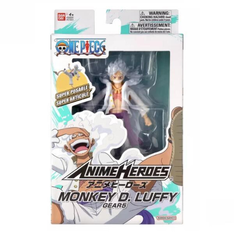 Veiksmo figūra Bandai Anime Heroes One Piece - Monkey D. Luffy GEAR 5