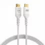 HDMI kabelis EFB Elektronik HDMI-21-00012, Ultra High Speed, 8K60Hz, 48 Gbit/s, 3 m, balta spalva, suderinamas su HDMI 2.1/2.0