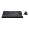 Logitech MX Keys Combo for Business belaidis klaviatūros ir pelės komplektas (920-010929), grafitas, itališka QWERTY