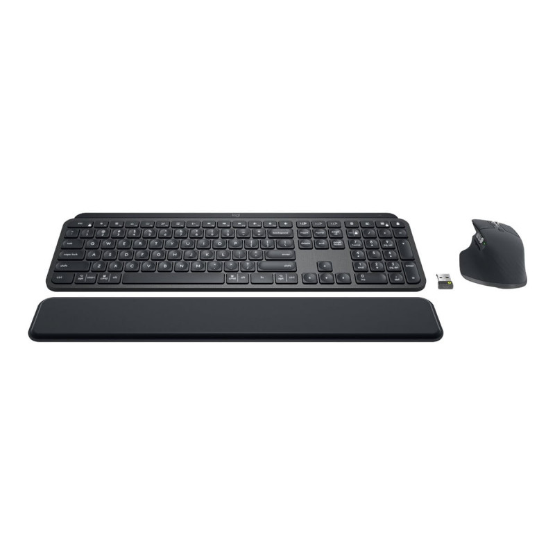 Logitech MX Keys Combo for Business belaidis klaviatūros ir pelės komplektas (920-010929), grafitas, itališka QWERTY