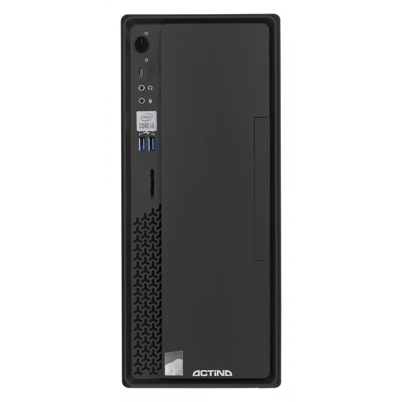 Actina Prime i3-12100 Mini Tower stacionarus PC, Intel Core i3-12100, 8 GB DDR4 RAM, 512 GB SSD, Windows 11 Home, juodas