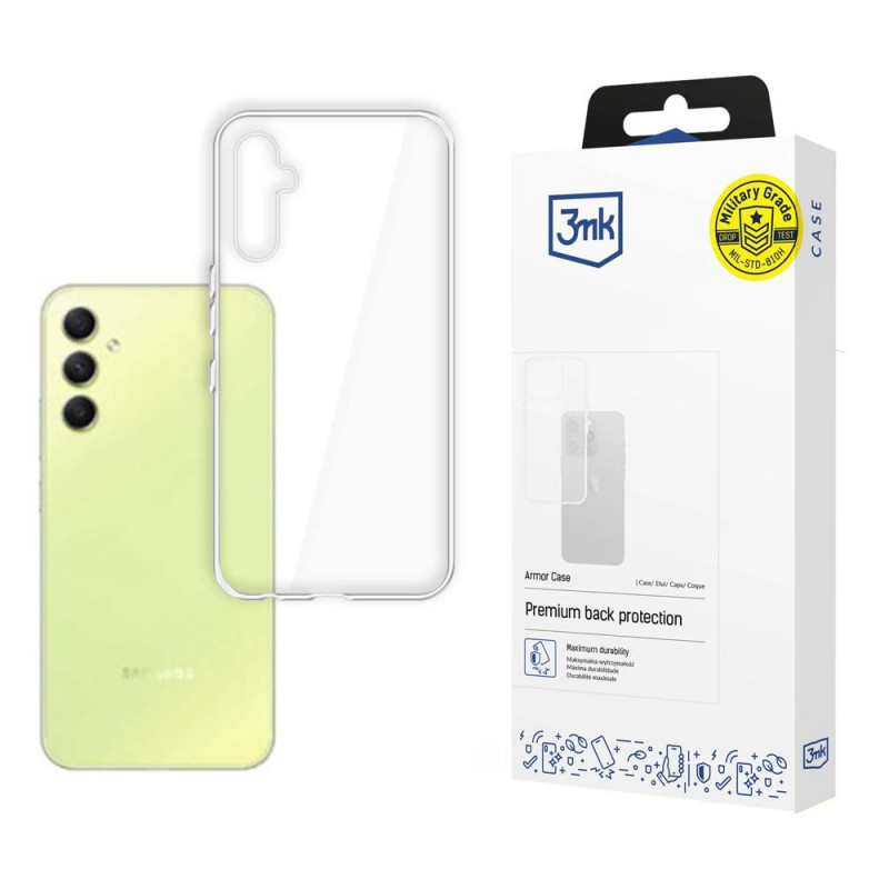 3MK Armor Case Samsung Galaxy A35 5G, skaidrios spalvos