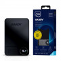 3MK HARDY MagSynergy Ni+ išorinis akumuliatorius, 5,000 mAh, 22.5 W, USB 1C1L, juodas, universalus