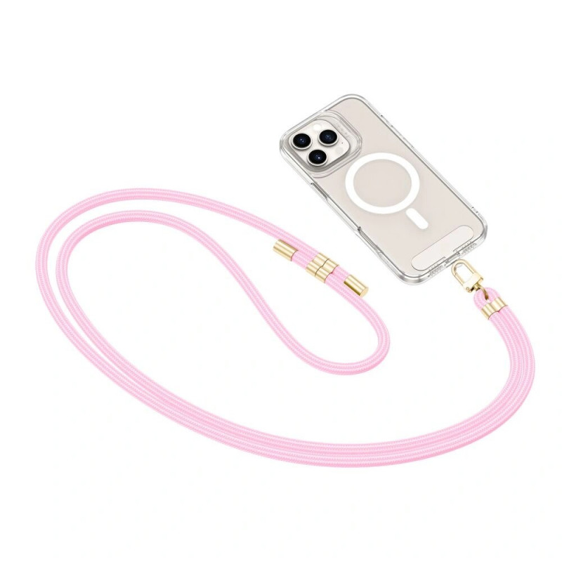 Šviesiai rožinis/auksinis Tech-Protect C7S Rope dirželis per petį