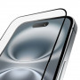 PURO Frame grūdinto stiklo apsauga su rėmeliu iPhone 16 Plus