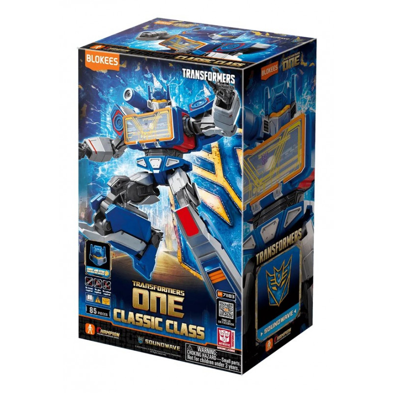 Kolekcinė Soundwave figūrėlė, Blokees Transformers One Classic Class 17, 71183