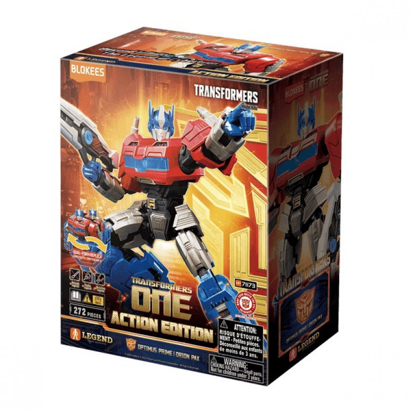 Blokees Transformers Action Edition Optimus Prime / Orion Pax kolekcionuojama figūrėlė 71173