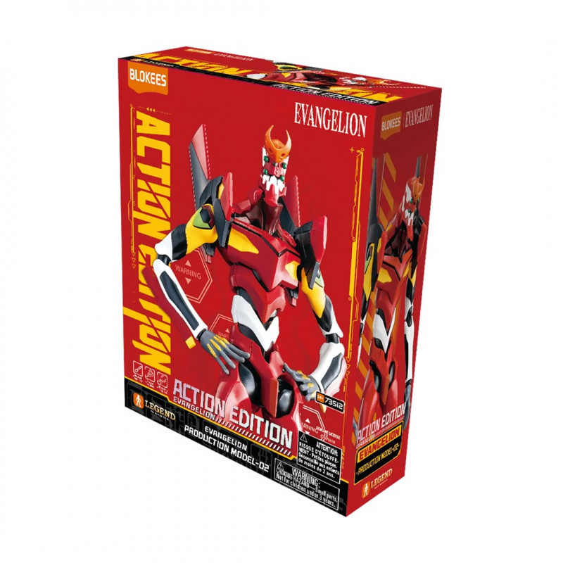 Blokees Evangelion Action Edition Evangelion Production Model 02 kolekcionuojama figūrėlė 73512